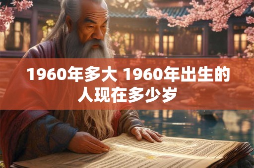 1960年多大 1960年出生的人现在多少岁 1960年多大 1960年出生的人现在多少岁