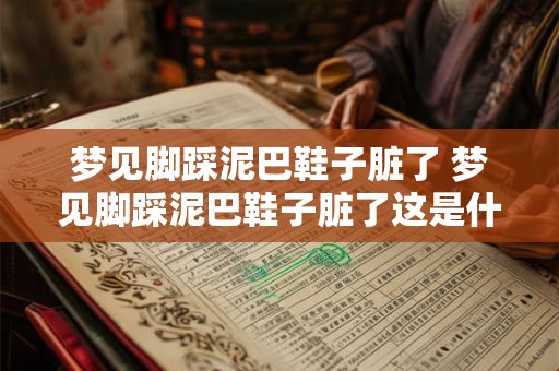 梦见脚踩泥巴鞋子脏了 梦见脚踩泥巴鞋子脏了这是什么象征意义 梦见脚踩泥巴鞋子脏了 梦见脚踩泥巴鞋子脏了这是什么象征意义