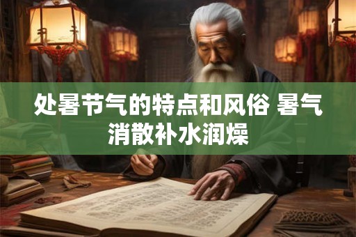 处暑节气的特点和风俗 暑气消散补水润燥
