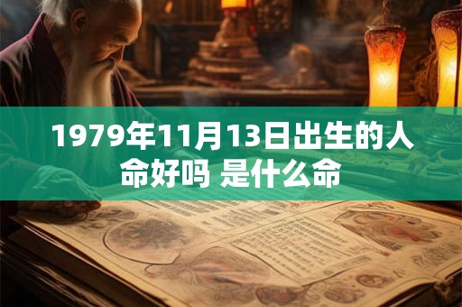 1979年11月13日出生的人命好吗 是什么命