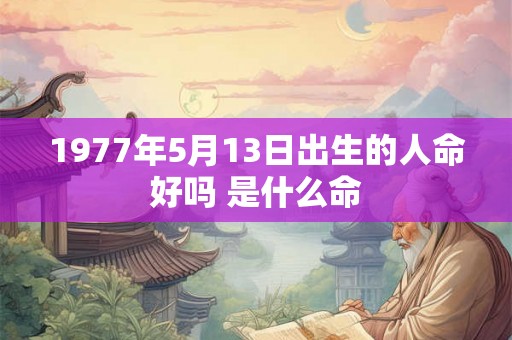1977年5月13日出生的人命好吗 是什么命