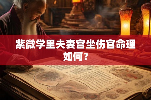 紫微学里夫妻宫坐伤官命理如何? 紫微学里夫妻宫坐伤官命理如何?
