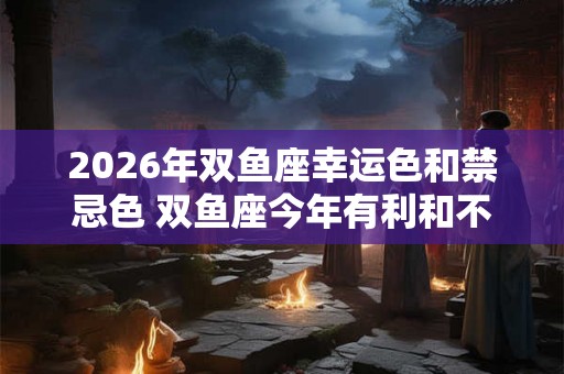 2026年双鱼座幸运色和禁忌色 双鱼座今年有利和不利颜色