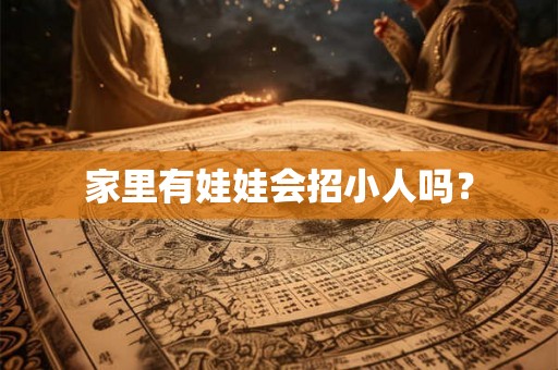 家里有娃娃会招小人吗？