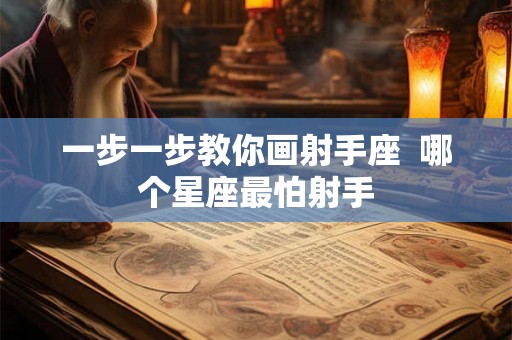一步一步教你画射手座  哪个星座最怕射手