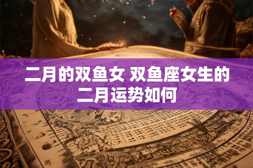 二月的双鱼女 双鱼座女生的二月运势如何