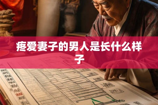 疼爱妻子的男人是长什么样子