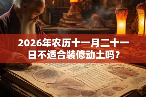 2026年农历十一月二十一日不适合装修动土吗？
