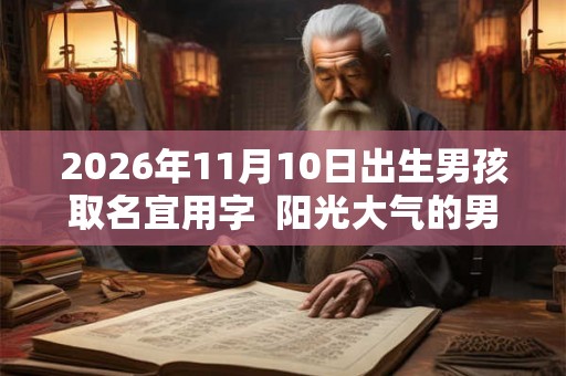 2026年11月10日出生男孩取名宜用字  阳光大气的男孩名字