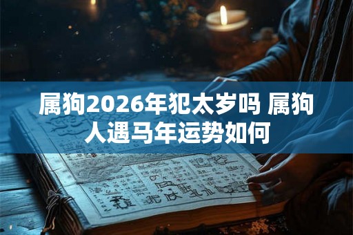 属狗2026年犯太岁吗 属狗人遇马年运势如何