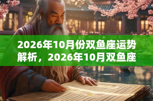 2026年10月份双鱼座运势解析，2026年10月双鱼座运势好不好？