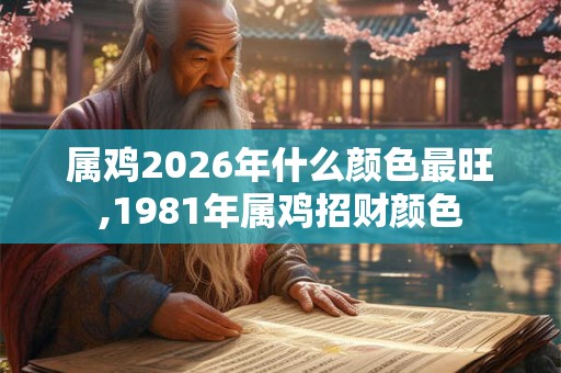 属鸡2026年什么颜色最旺,1981年属鸡招财颜色