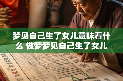 梦见自己生了女儿意味着什么 做梦梦见自己生了女儿这意味着什么
