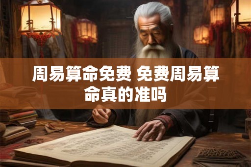 周易算命免费 免费周易算命真的准吗 周易算命免费 免费周易算命真的准吗