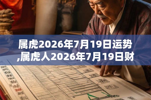属虎2026年7月19日运势,属虎人2026年7月19日财运,生肖虎2026年7月19日运势 属虎2026年7月19日运势,属虎人2026年7月19日财运,生肖虎2026年7月19日运势