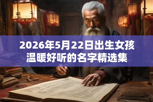 2026年5月22日出生女孩温暖好听的名字精选集