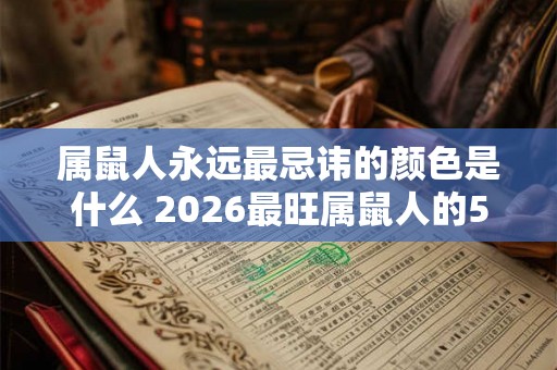 属鼠人永远最忌讳的颜色是什么 2026最旺属鼠人的5个数字