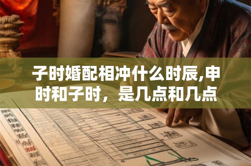 子时婚配相冲什么时辰,申时和子时,是几点和几点 子时婚配相冲什么时辰,申时和子时,是几点和几点