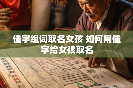 佳字组词取名女孩 如何用佳字给女孩取名