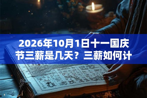 2026年10月1日十一国庆节三薪是几天？三薪如何计算？