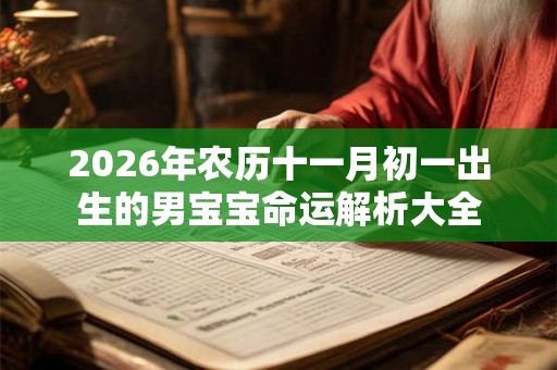 2026年农历十一月初一出生的男宝宝命运解析大全