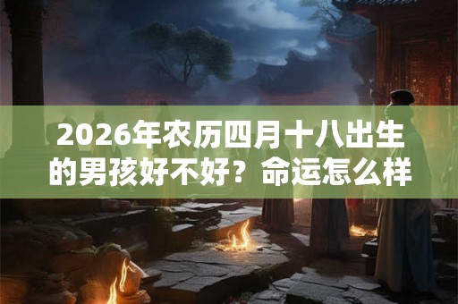 2026年农历四月十八出生的男孩好不好？命运怎么样？