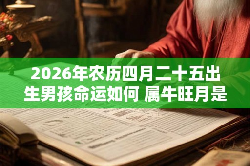 2026年农历四月二十五出生男孩命运如何 属牛旺月是几月