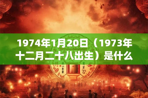 1974年1月20日（1973年十二月二十八出生）是什么命_命运如何