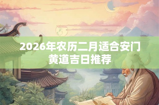 2026年农历二月适合安门黄道吉日推荐 2026年农历二月适合安门黄道吉日推荐