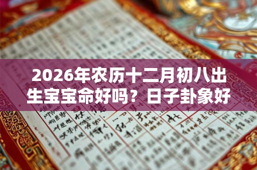 2026年农历十二月初八出生宝宝命好吗？日子卦象好吗？