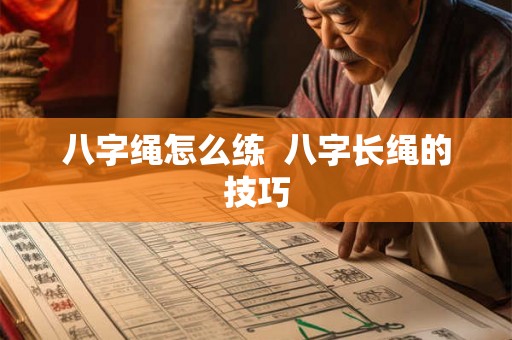 八字绳怎么练 八字长绳的技巧 八字绳怎么练 八字长绳的技巧