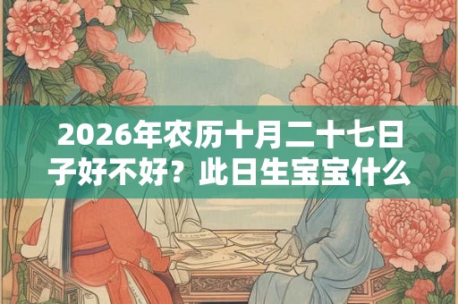 2026年农历十月二十七日子好不好？此日生宝宝什么星座？