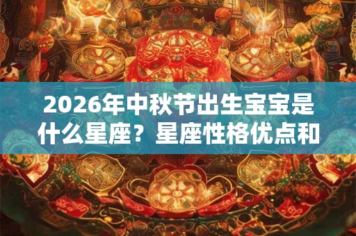 2026年中秋节出生宝宝是什么星座？星座性格优点和缺点？