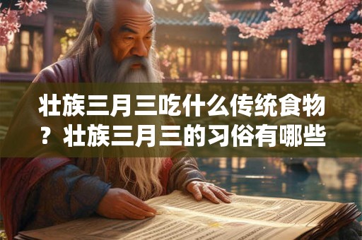 壮族三月三吃什么传统食物？壮族三月三的习俗有哪些？