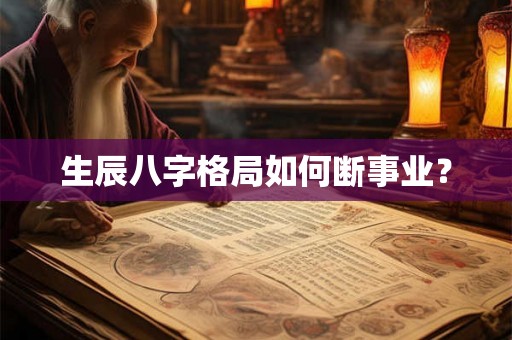 生辰八字格局如何断事业？