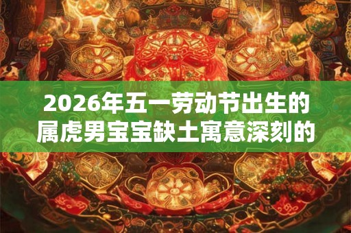 2026年五一劳动节出生的属虎男宝宝缺土寓意深刻的名字