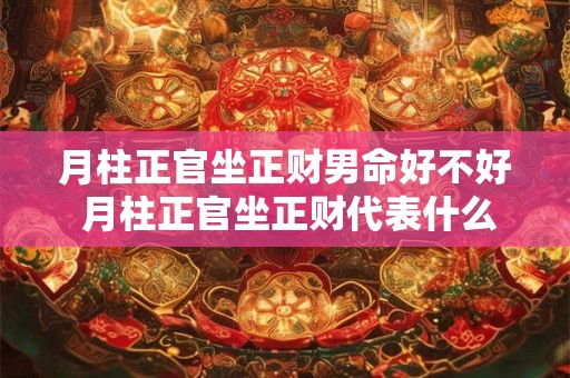 月柱正官坐正财男命好不好 月柱正官坐正财代表什么 月柱正官坐正财男命好不好 月柱正官坐正财代表什么
