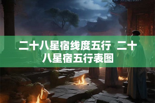 二十八星宿线度五行 二十八星宿五行表图 二十八星宿线度五行 二十八星宿五行表图