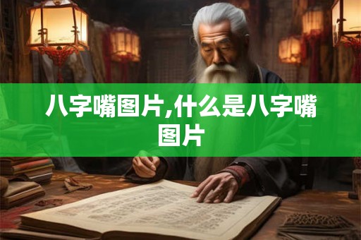 八字嘴图片,什么是八字嘴图片