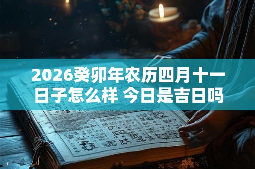 2026癸卯年农历四月十一日子怎么样 今日是吉日吗