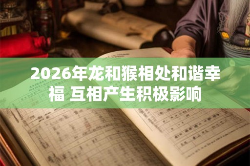 2026年龙和猴相处和谐幸福 互相产生积极影响