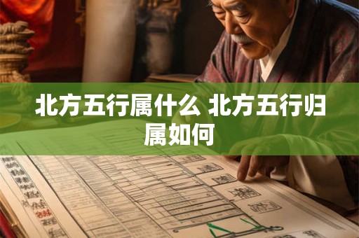 北方五行属什么 北方五行归属如何