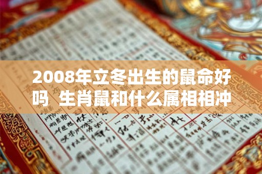 2008年立冬出生的鼠命好吗  生肖鼠和什么属相相冲