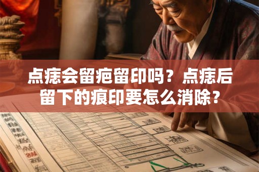 点痣会留疤留印吗？点痣后留下的痕印要怎么消除？