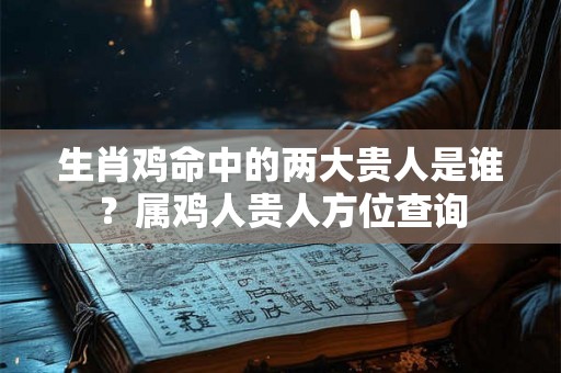 生肖鸡命中的两大贵人是谁?属鸡人贵人方位查询 生肖鸡命中的两大贵人是谁?属鸡人贵人方位查询