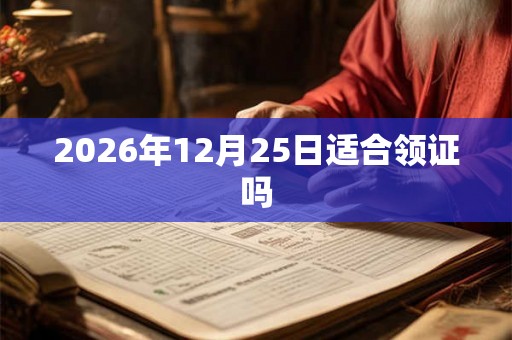 2026年12月25日适合领证吗