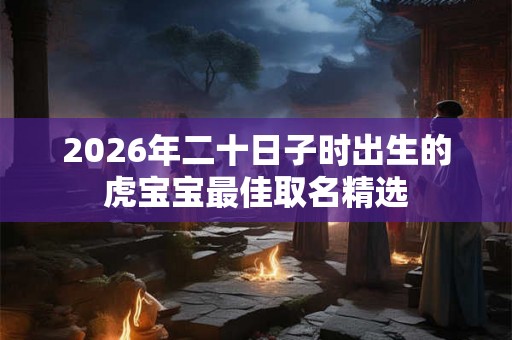 2026年二十日子时出生的虎宝宝最佳取名精选