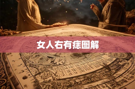 女人右有痣图解 女人右有痣图解