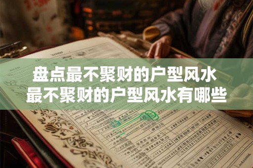 盘点最不聚财的户型风水 最不聚财的户型风水有哪些