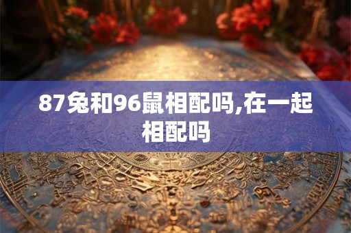 87兔和96鼠相配吗,在一起相配吗
